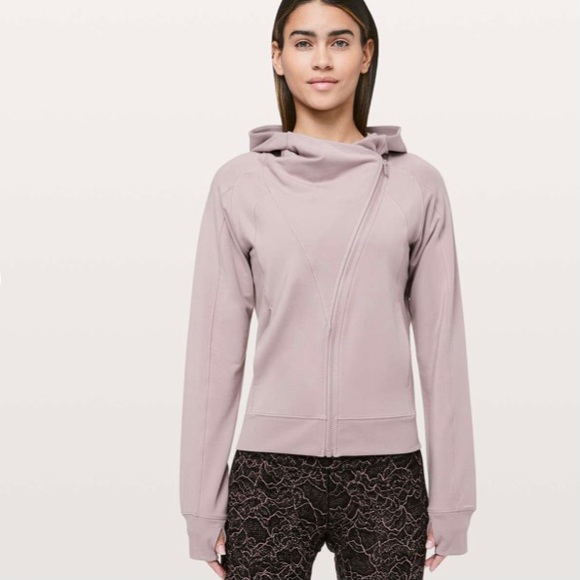 lululemon athletica Tops - *SOLD* LULULEMON Coast Hoodie Smoky Blush Size 6 Sweater